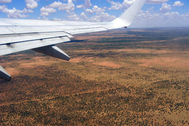 Flug über das Outback