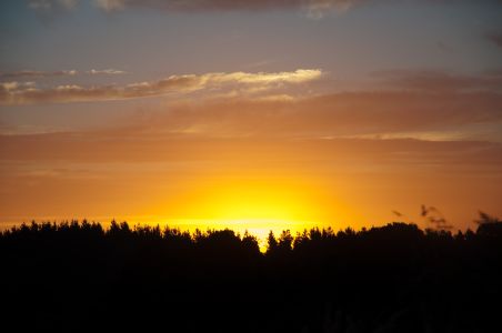 Sonnenuntergang in Lavers Hill