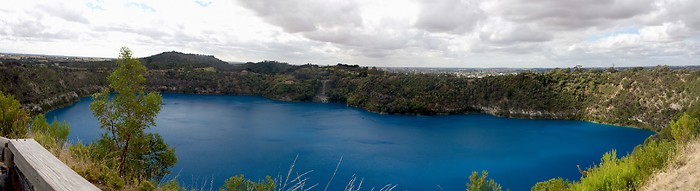 Blue Lake in Mount Gambier in South Australia